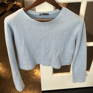 Zara Light-blue Sweater Small